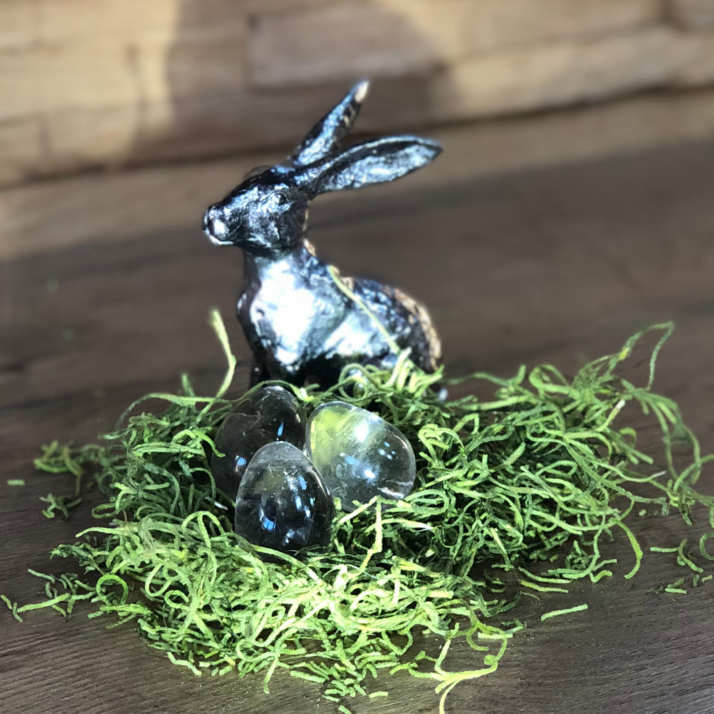 Ostereier aus Edelstein, verschiedene Sorten
