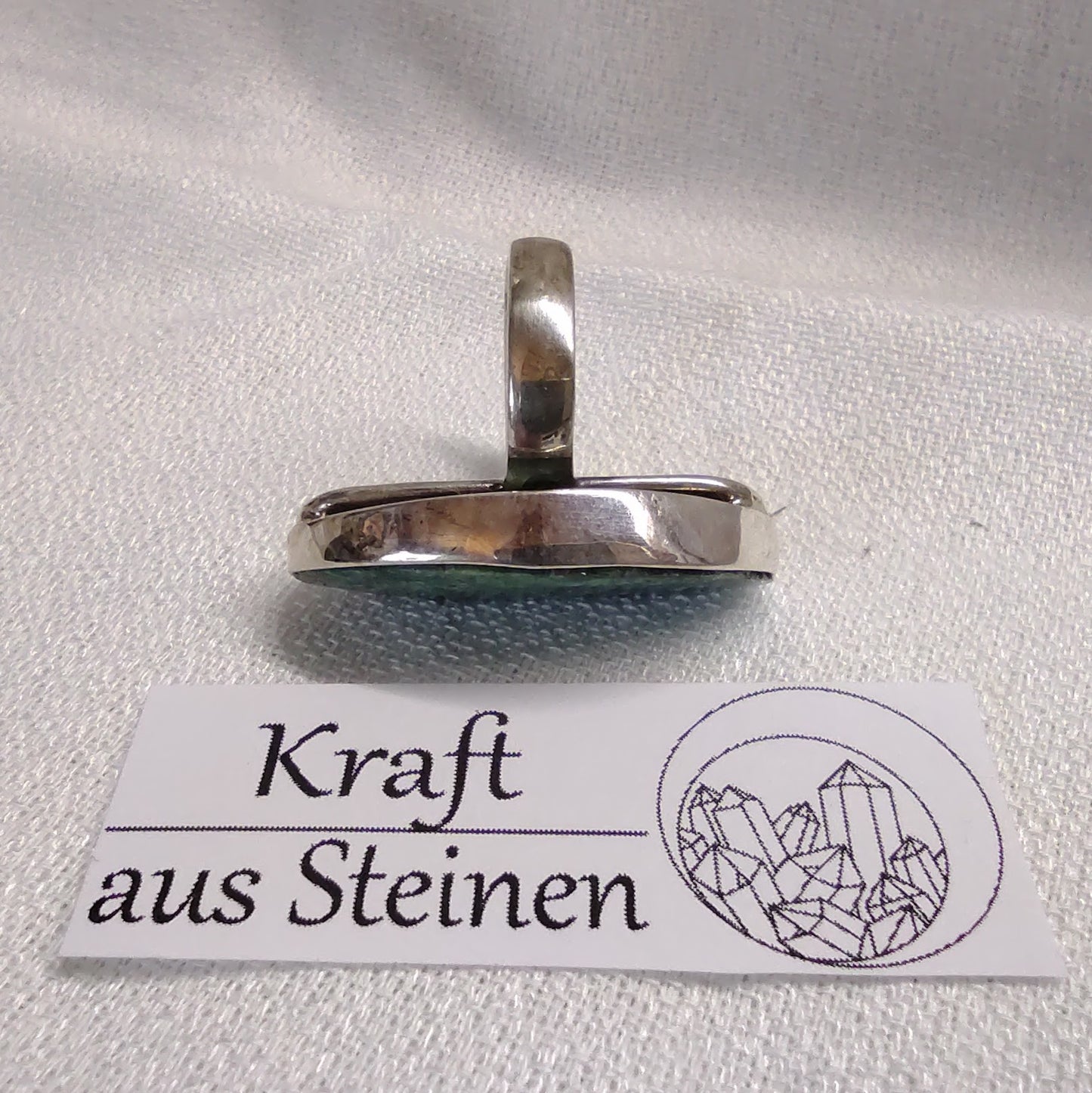 Fuchsit-Ring, Freeform, Designerarbeit, GR. 59