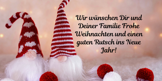 Wir wünschen euch Frohe Weihnachten und einen guten Rutsch ins Neue Jahr