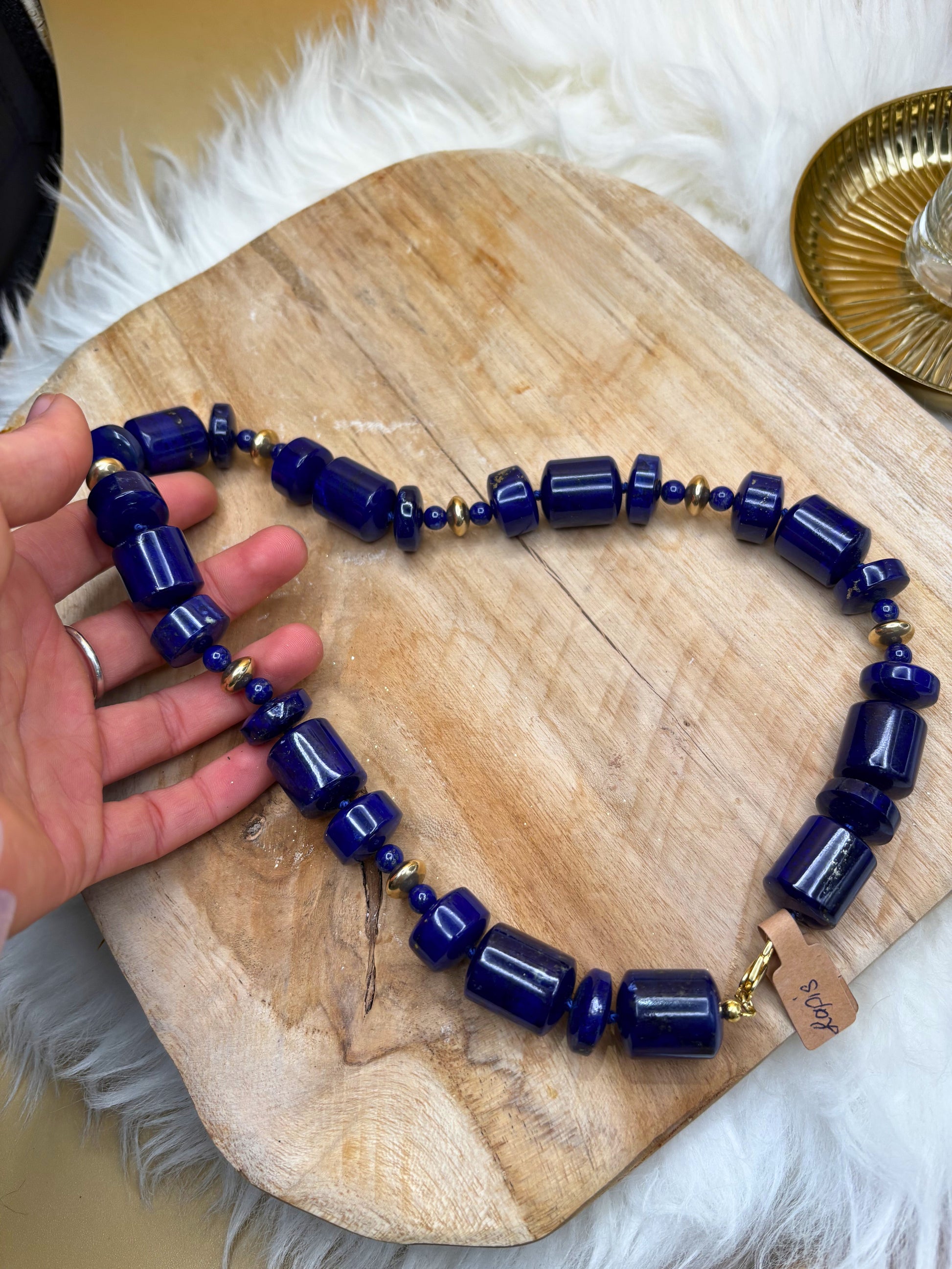 Lapislazuli Kette aus Afghanistan-Lapis - Scholz GmbH