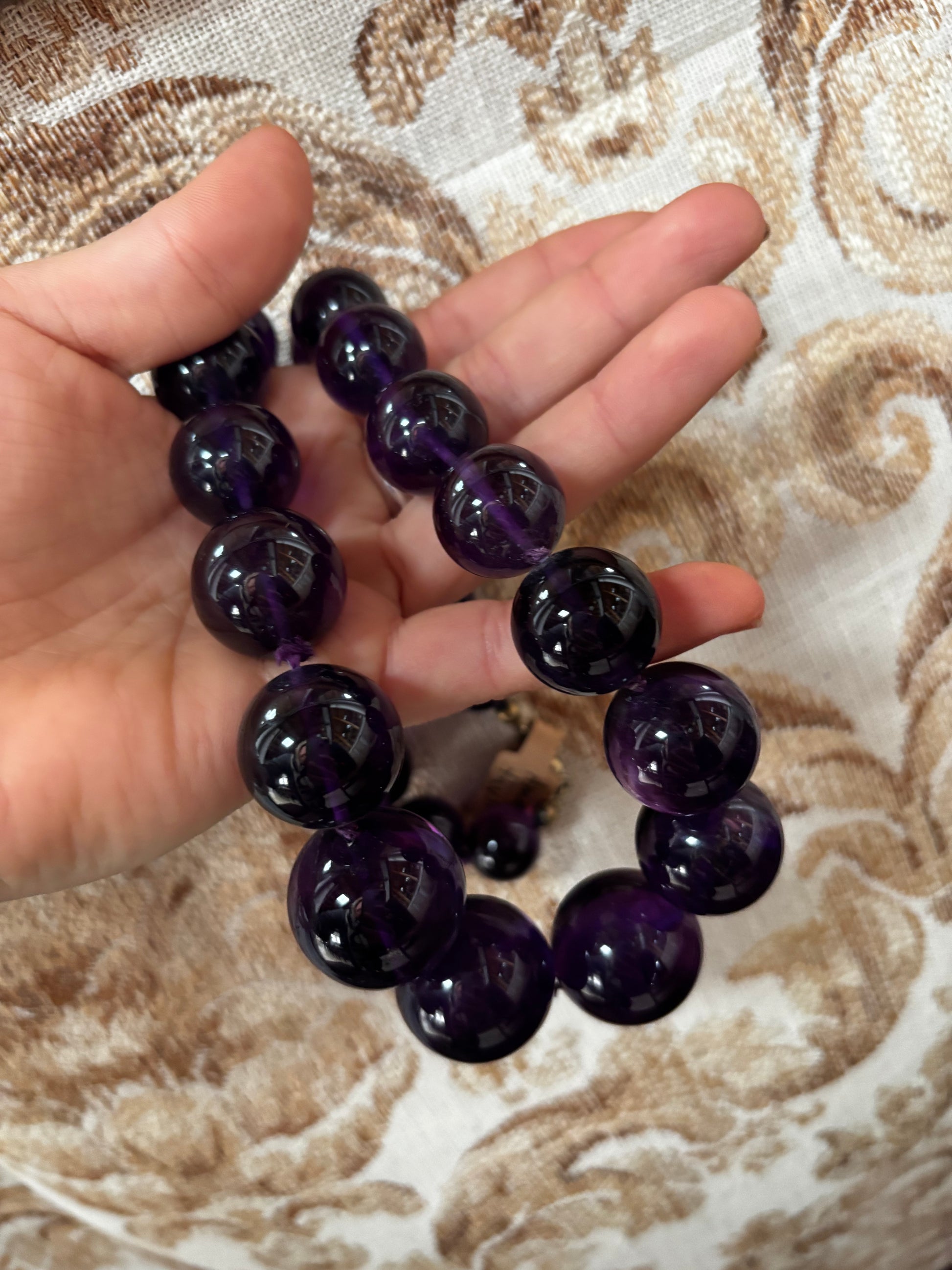 Amethyst-Kette AAA+, verlaufend, höchste Qualität - Scholz GmbH