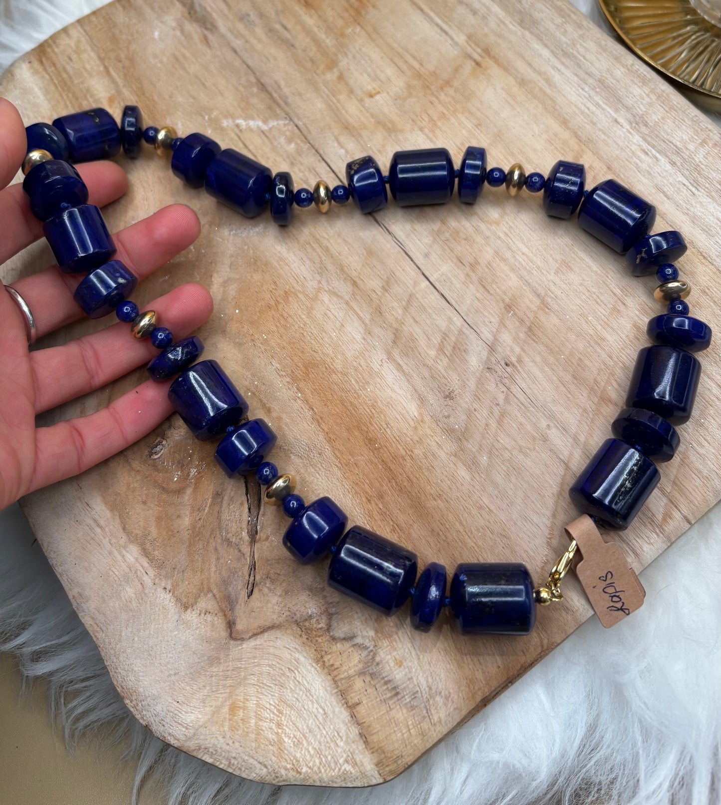 Lapislazuli Kette aus Afghanistan-Lapis - Scholz GmbH