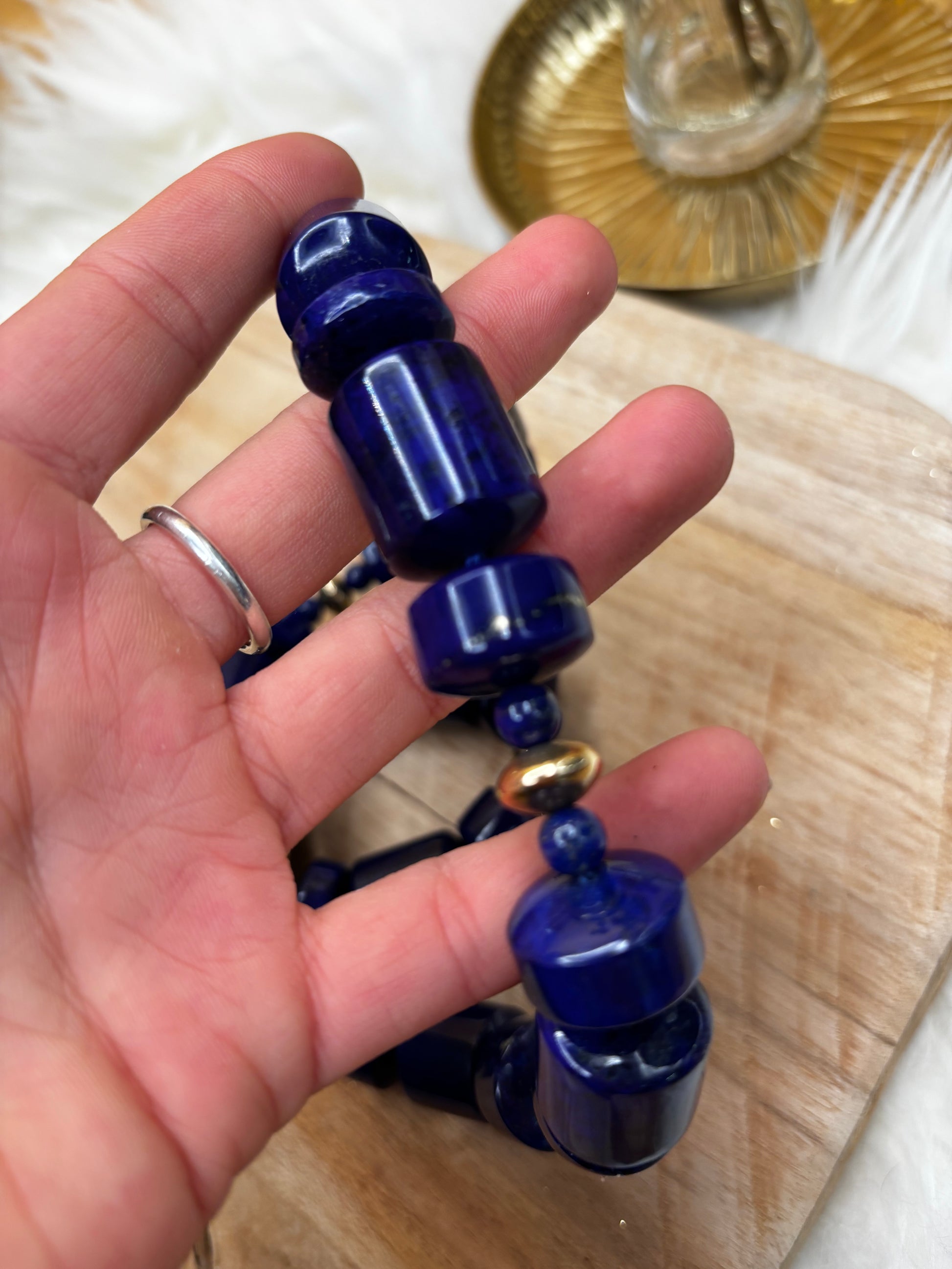 Lapislazuli Kette aus Afghanistan-Lapis - Scholz GmbH