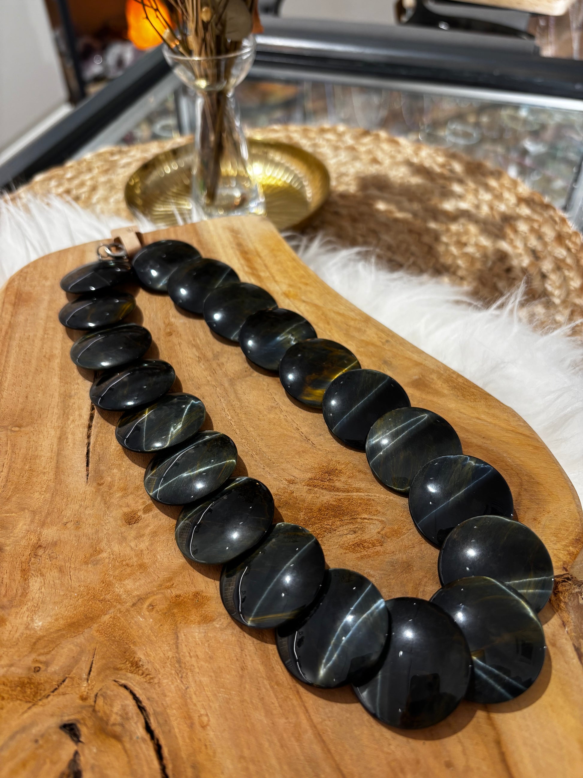 Falkenauge-Kette, Linsen, verlaufend - Scholz GmbH