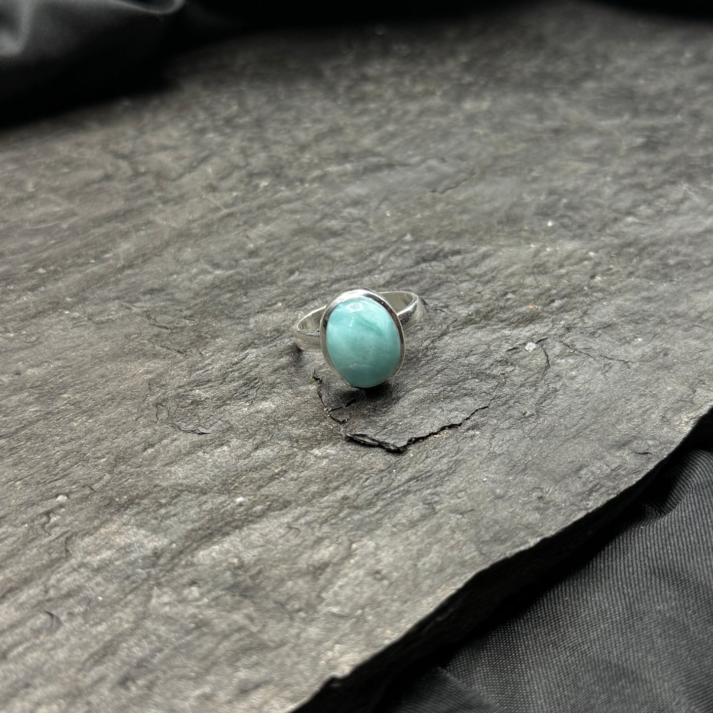 Larimar-Ring, Gr. 60