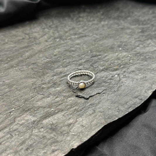 Perlen-Ring rund Gr. 54