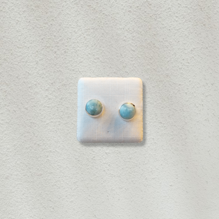 Larimar-Ohrstecker