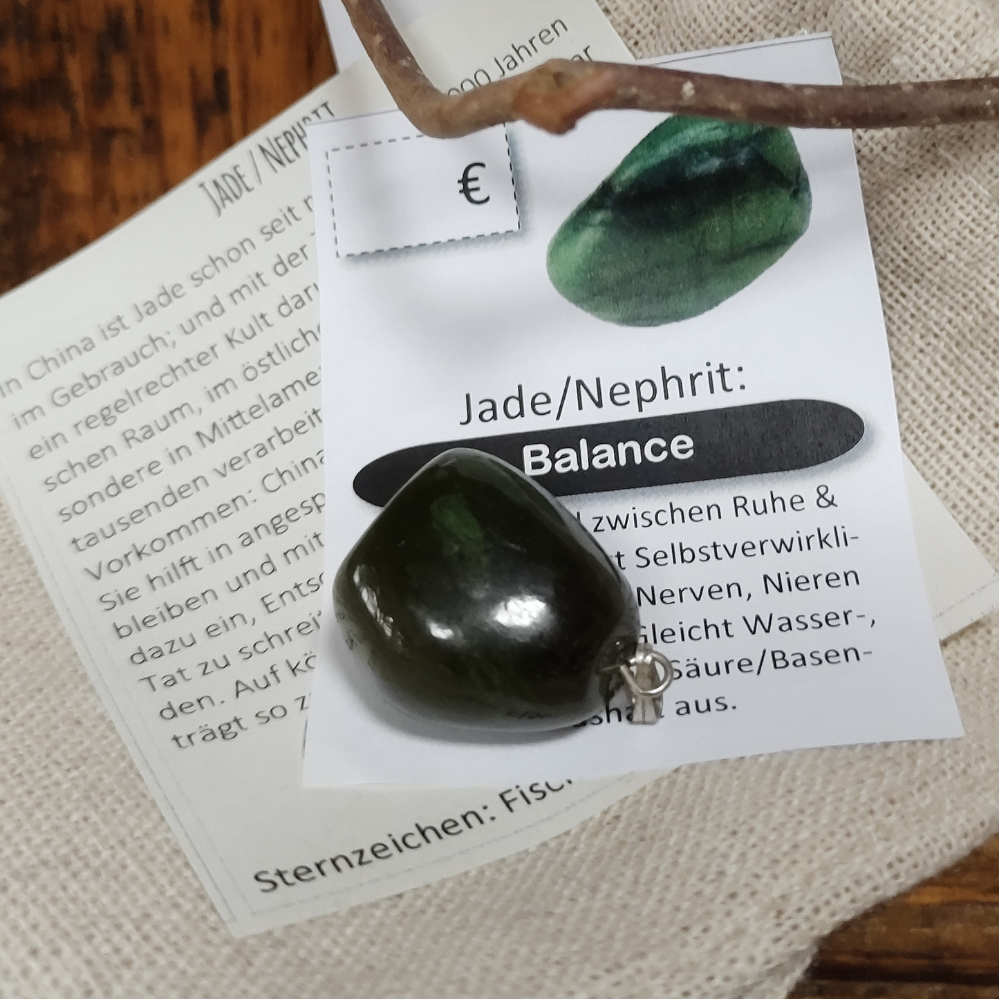 Jade Anhänger Balance