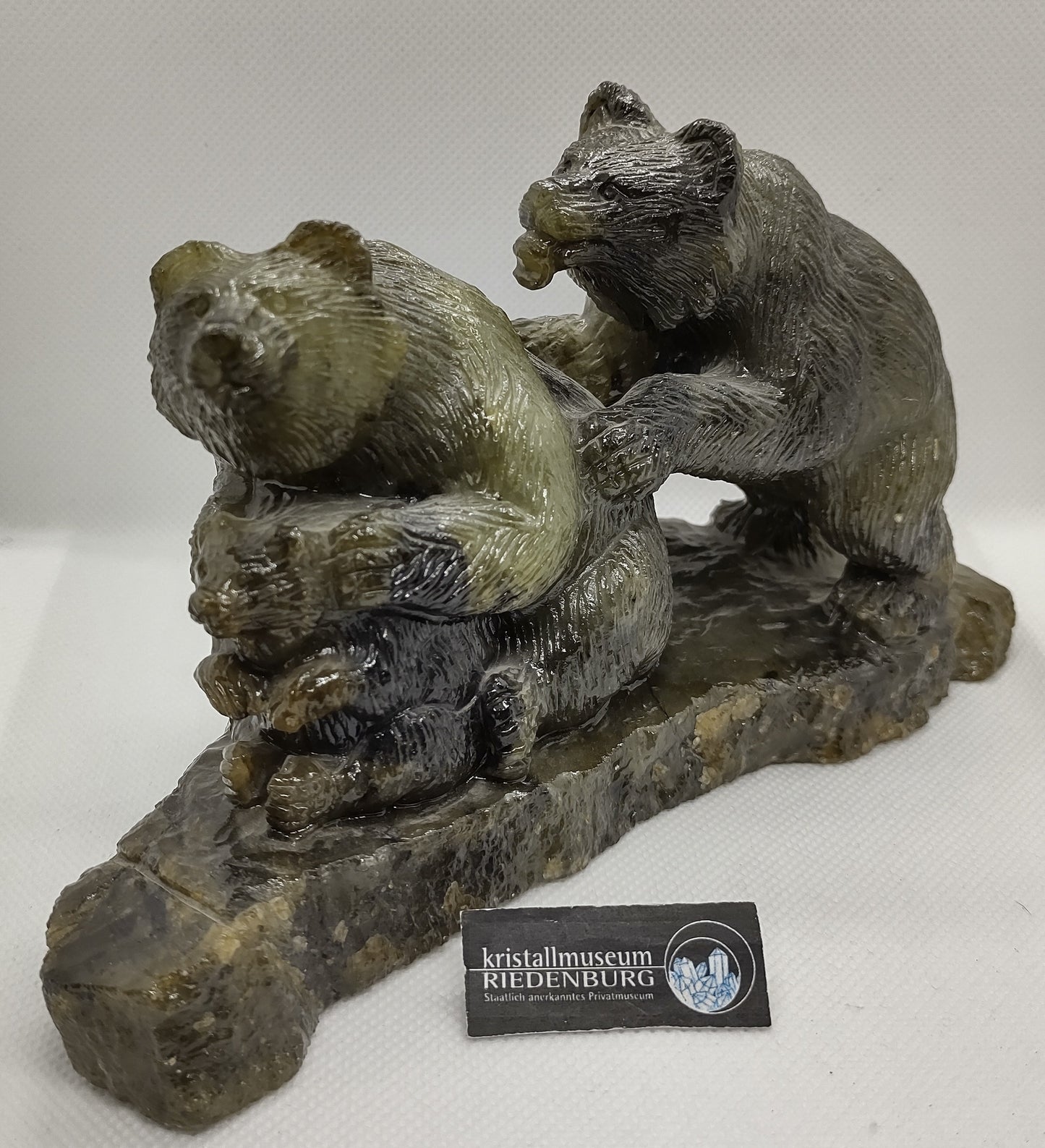 Bären-Pärchen aus Labradorit