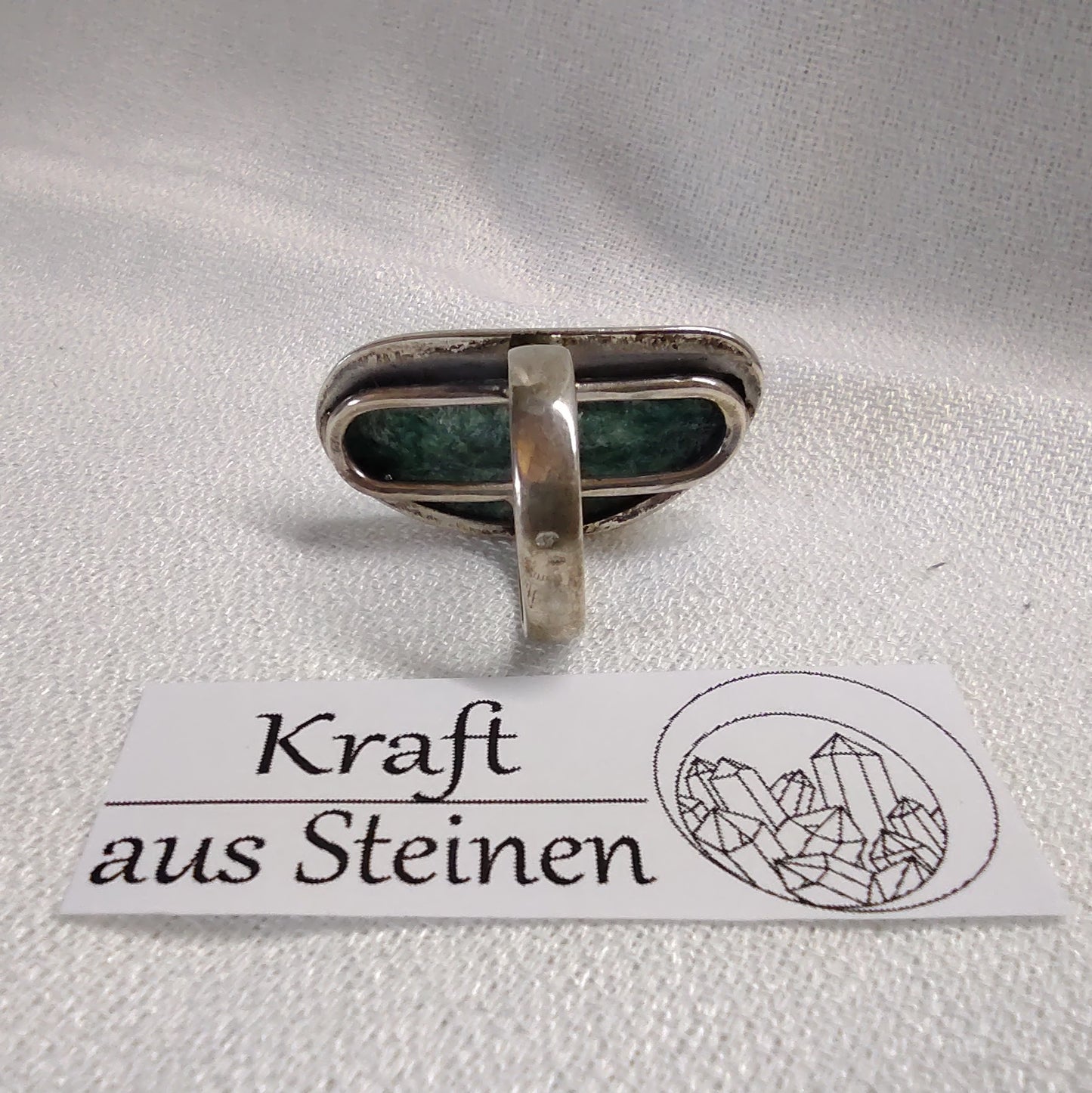 Fuchsit-Ring, Freeform, Designerarbeit, GR. 59