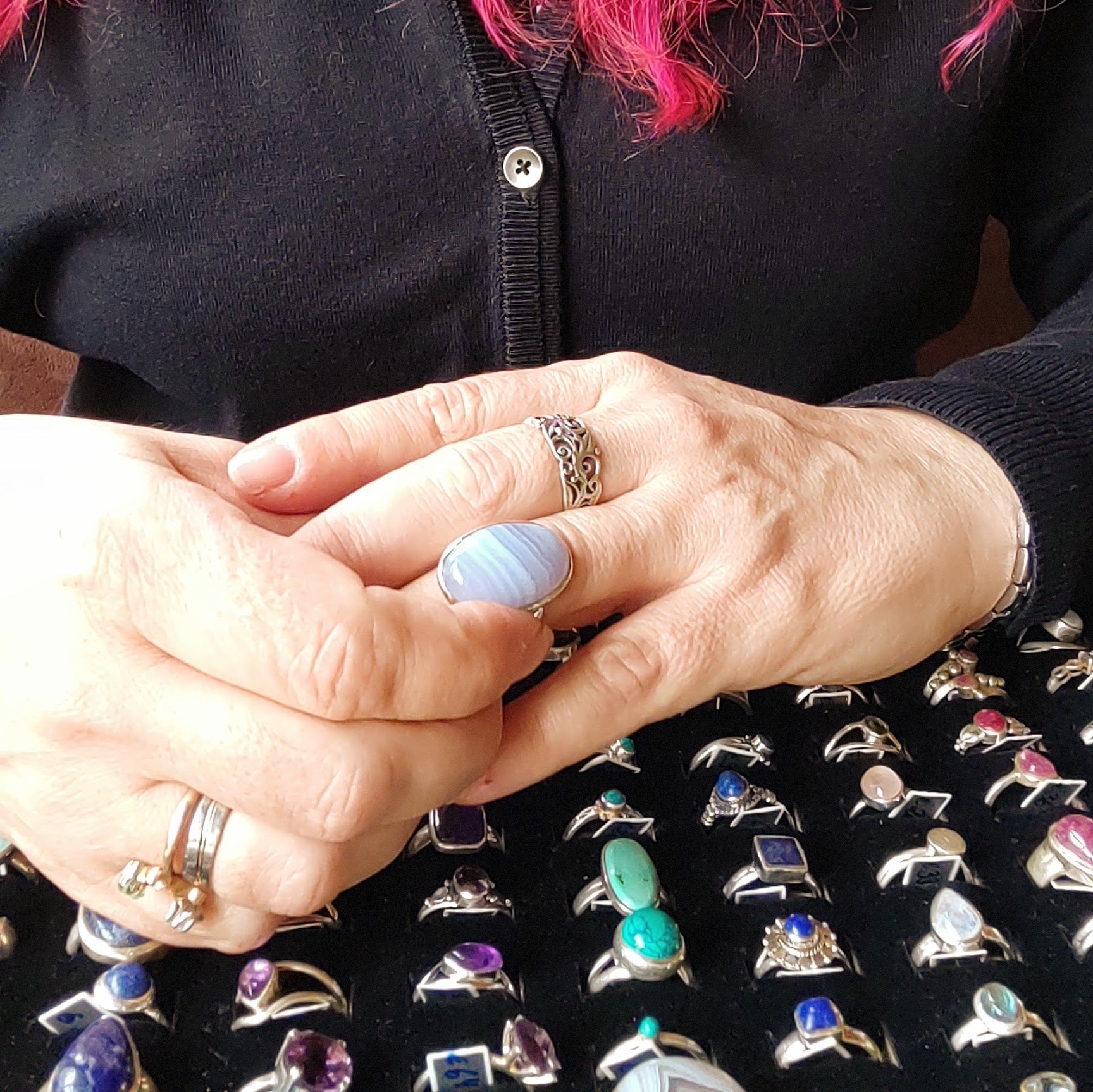 Chalcedon ring sales